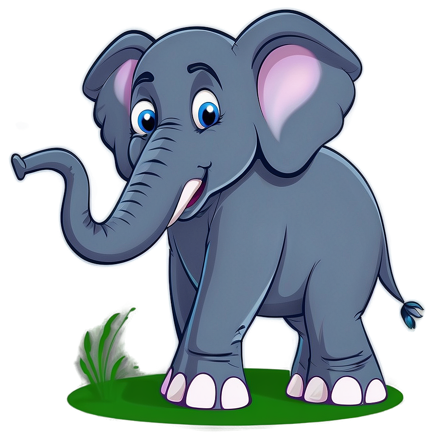 Elephant Cartoon Character Png 30