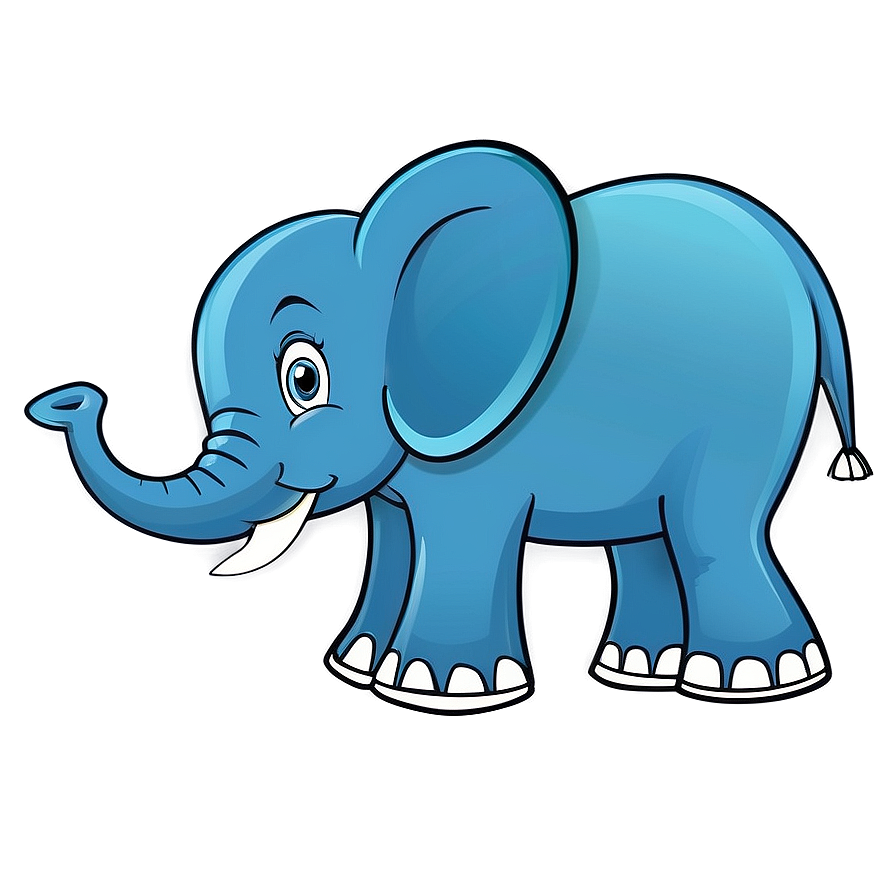 Elephant Cartoon For Kids Png 18