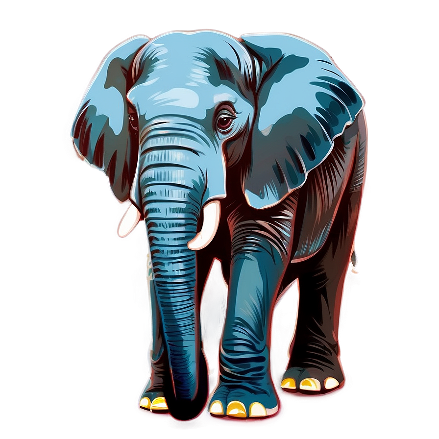 Elephant Cartoon Illustration Png Ija35