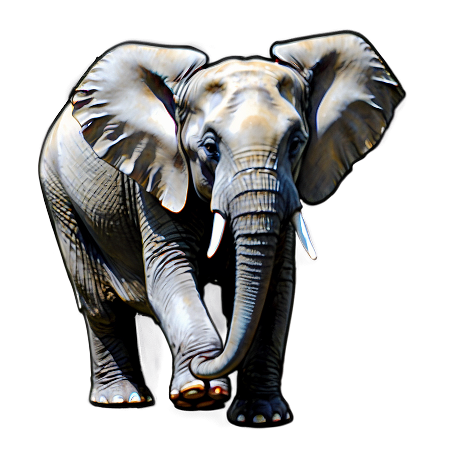 Elephant Watercolor Art Png Qyt