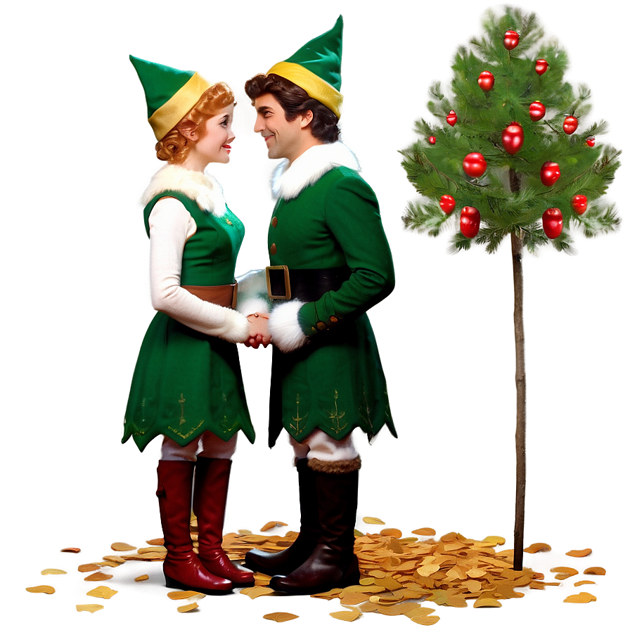 Elf Couple In Love Png Xlk