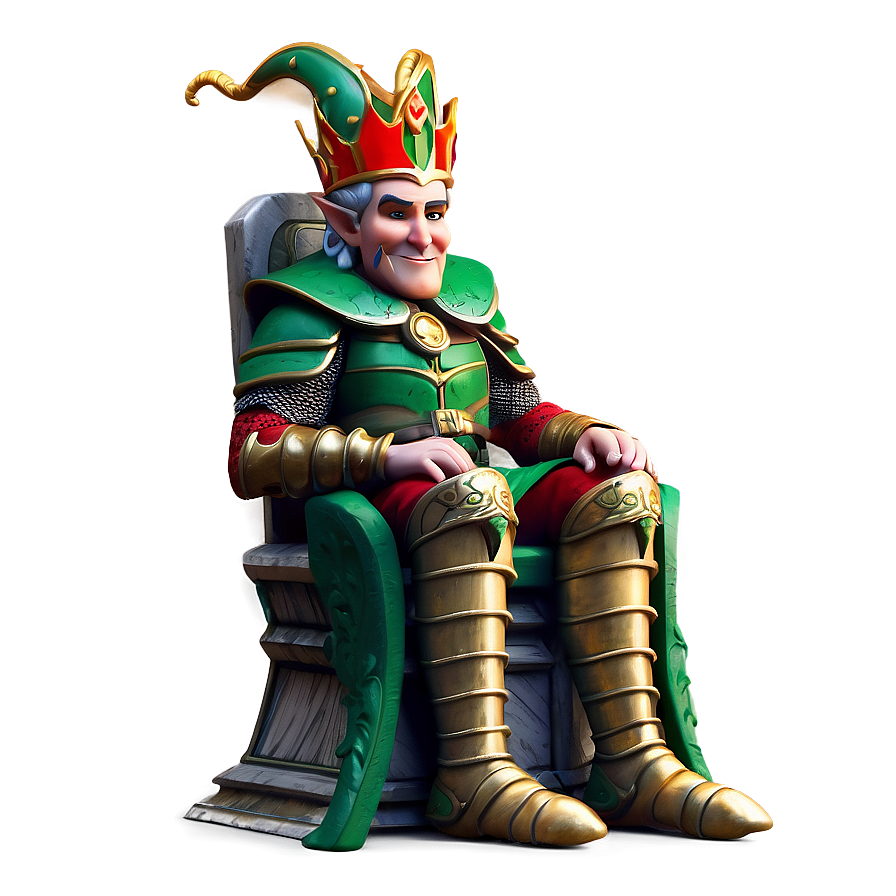 Elf King On Throne Png 98