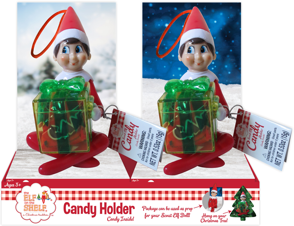 Elf On The Shelf Candy Holder Christmas Decoration