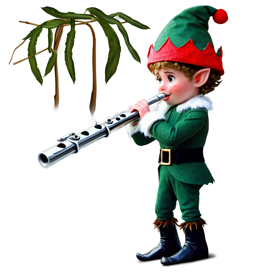 Elf Playing Flute Png Dio96