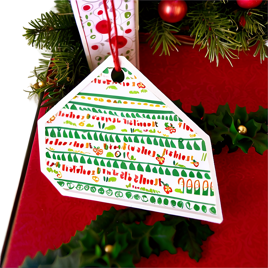 Elf Workshop Gift Tag Png Xxw4