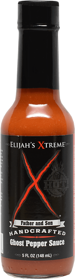 Elijahs Xtreme Ghost Pepper Sauce Bottle