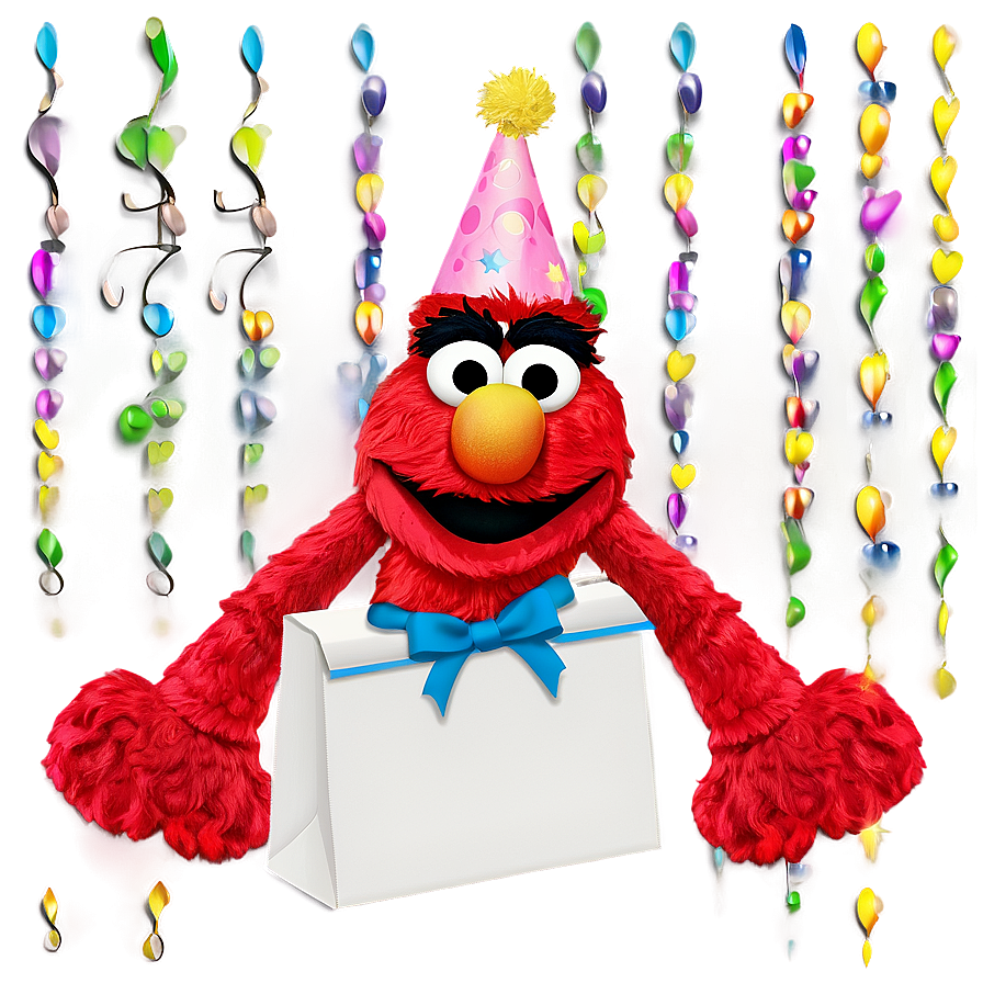 Elmo Birthday Gift Bags Png Mbn64