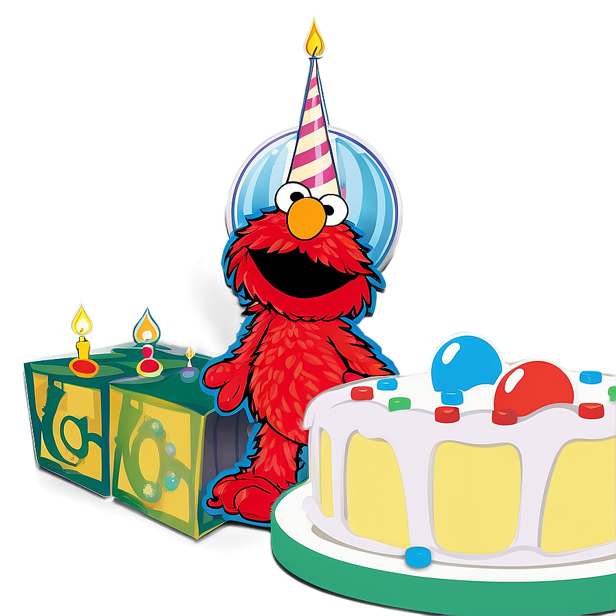 Elmo Birthday Party Themes Png 06132024