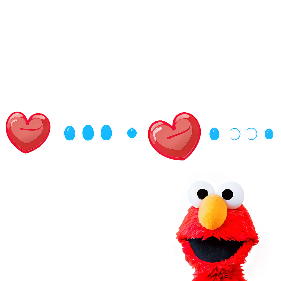 Elmo Face With Heart Eyes Png 27