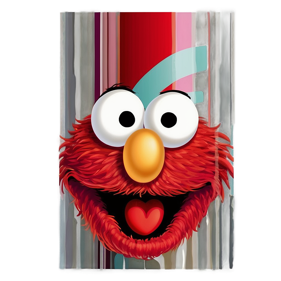 Elmo Face With Laughing Expression Png Neh34