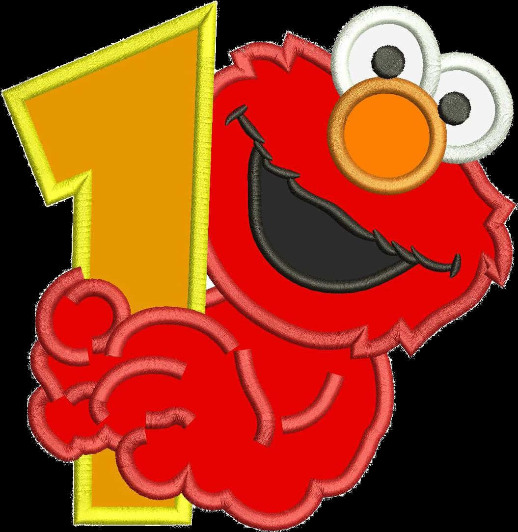 Elmo Number One Birthday