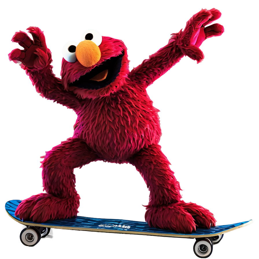 Elmo On Skateboard Png 11