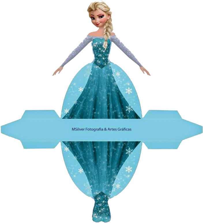 Elsa Frozen Character Cutout