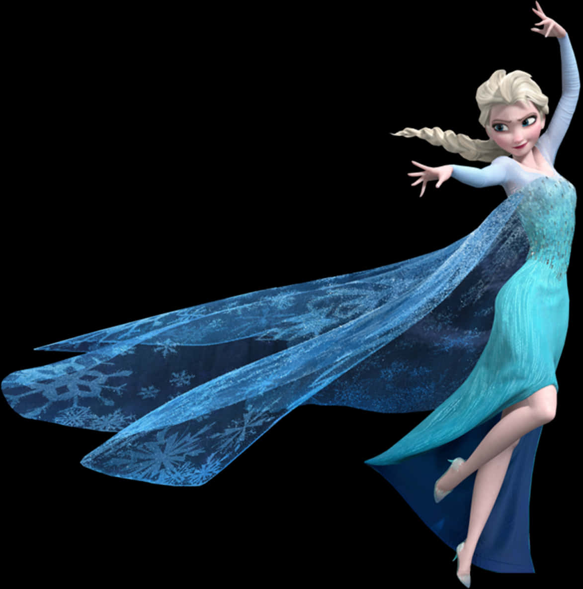 Elsa Frozen Character Pose