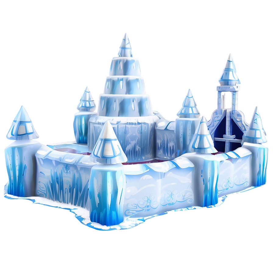 Elsa's Icy Fortress Frozen Png Axf81