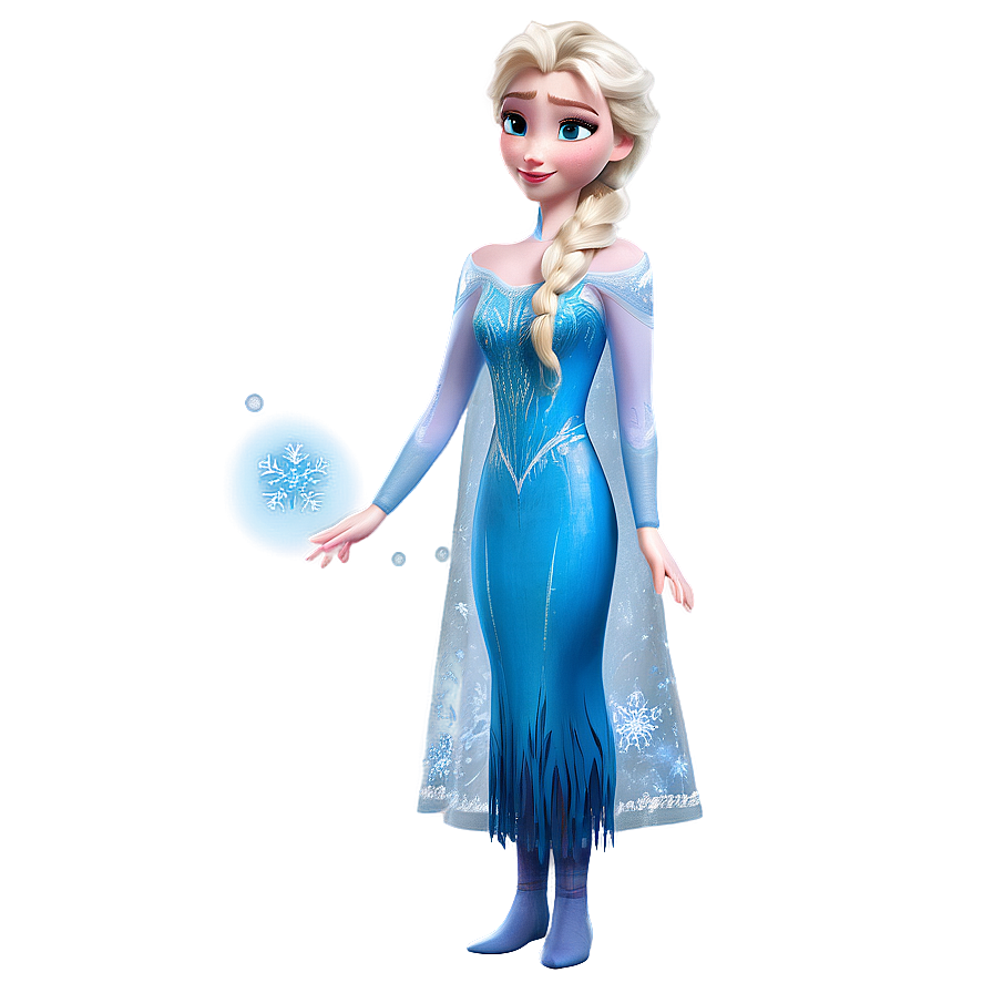 Elsa's Magical Snowflakes Png Xuo60