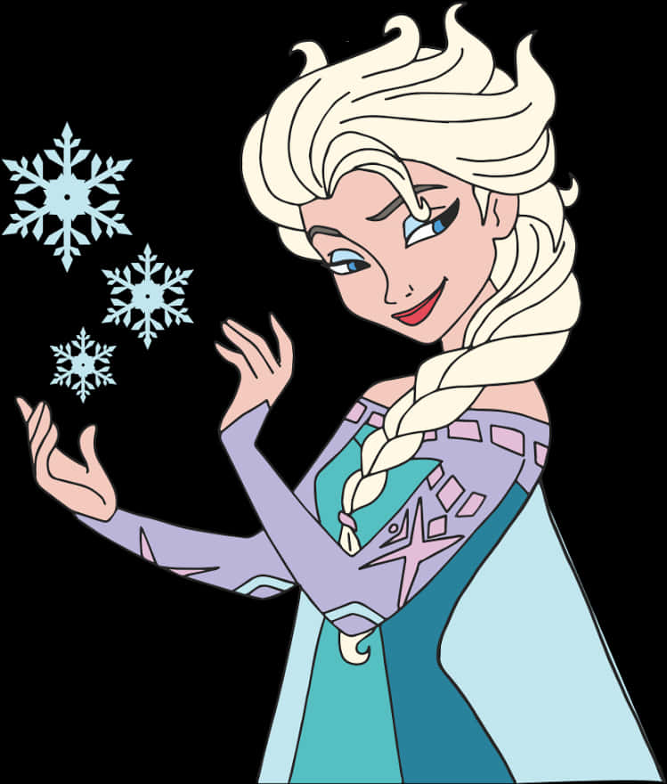 Elsa Snowflake Magic Animation