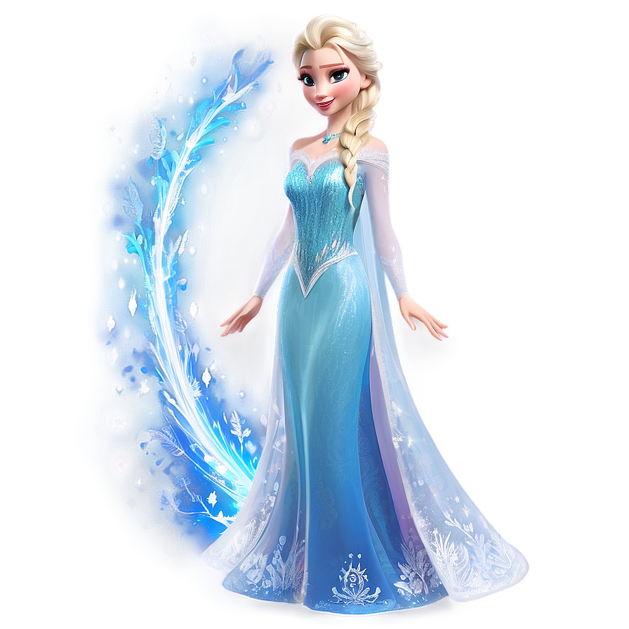 Elsa Winter Magic Aura Png Efv