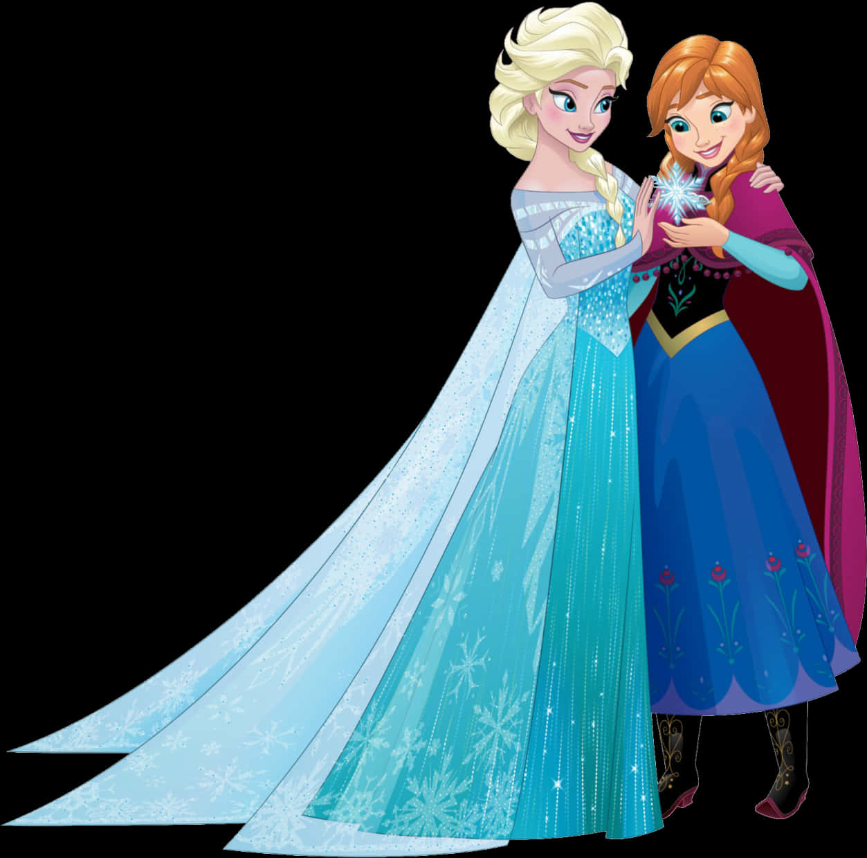 Elsaand Anna Frozen Sisters