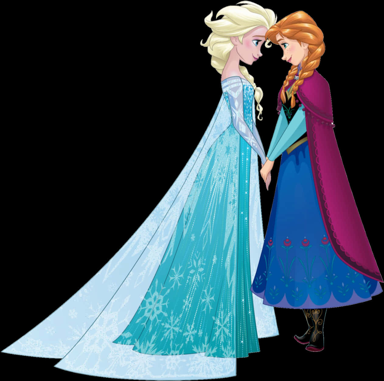 Elsaand Anna Frozen Sisters