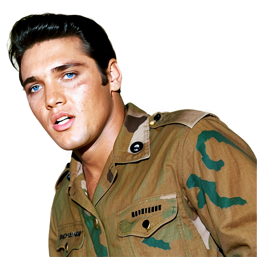 Elvis Presley In The Army Png Jvj49