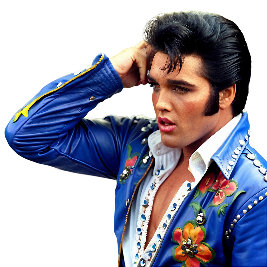 Elvis Presley Leather Jacket Png 06112024