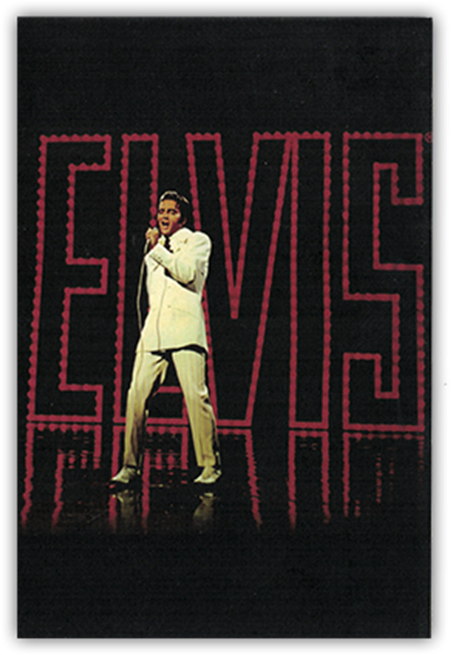 Elvis Presley Performingon Stage