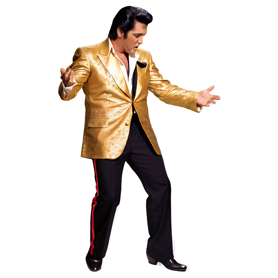 Elvis Presley's Gold Suit Png Odc