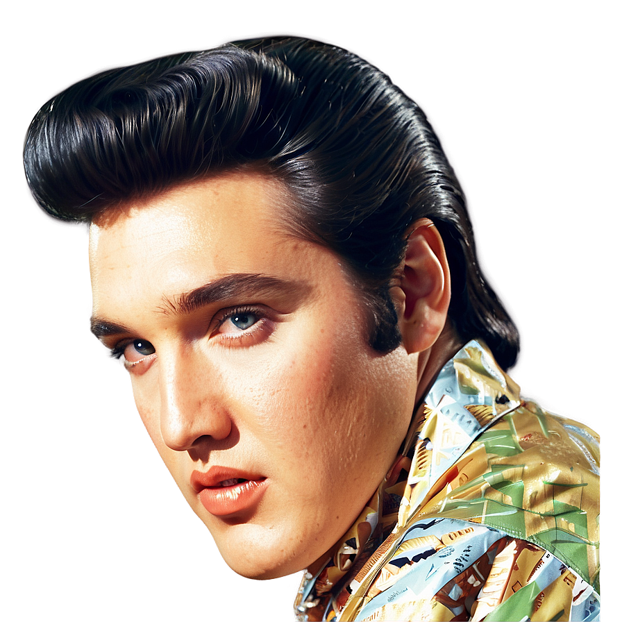 Elvis Presley's Hairstyle Png 81