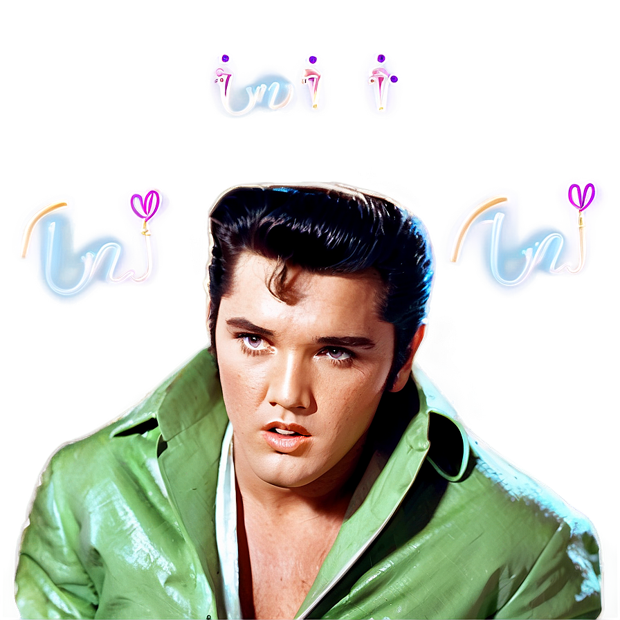 Elvis Presley's Hairstyle Png Veq4