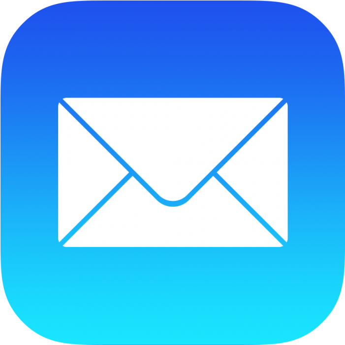 Email App Icon Blue Background