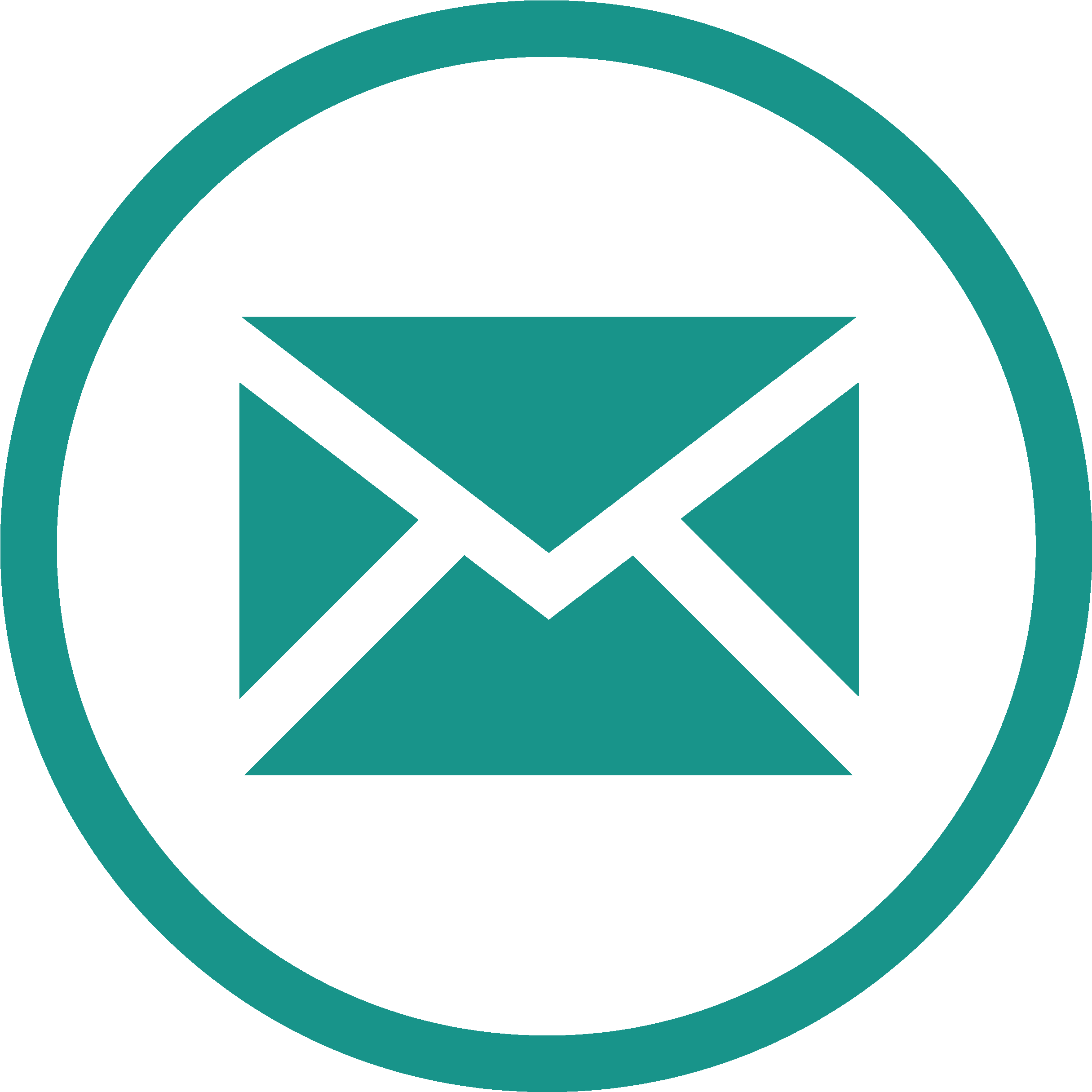 Email Icon Blue Background