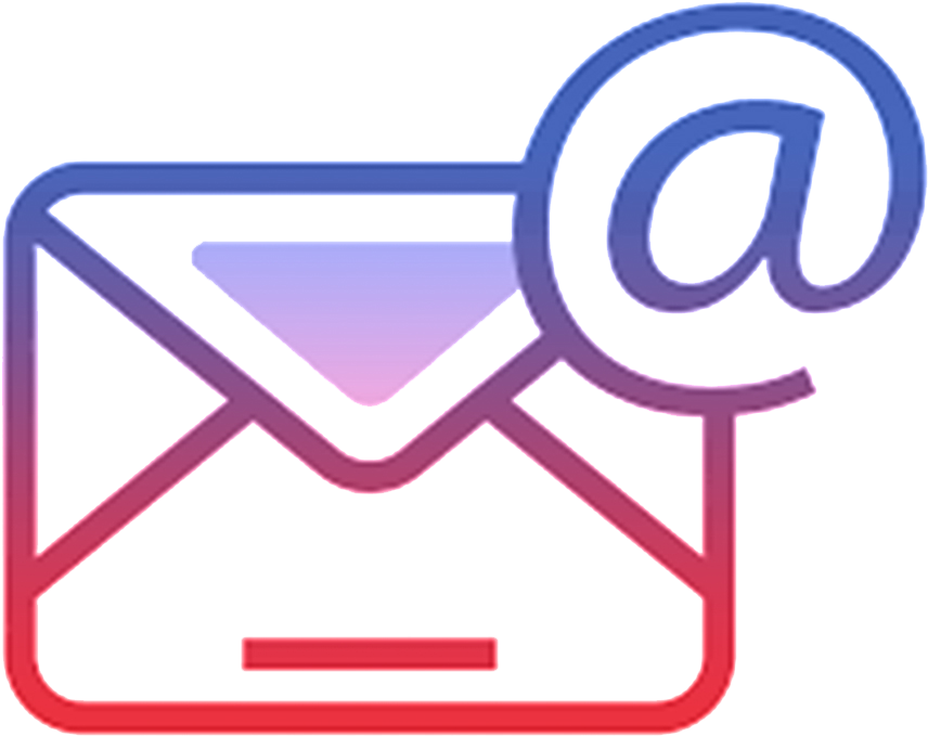 Email Icon Neon Effect