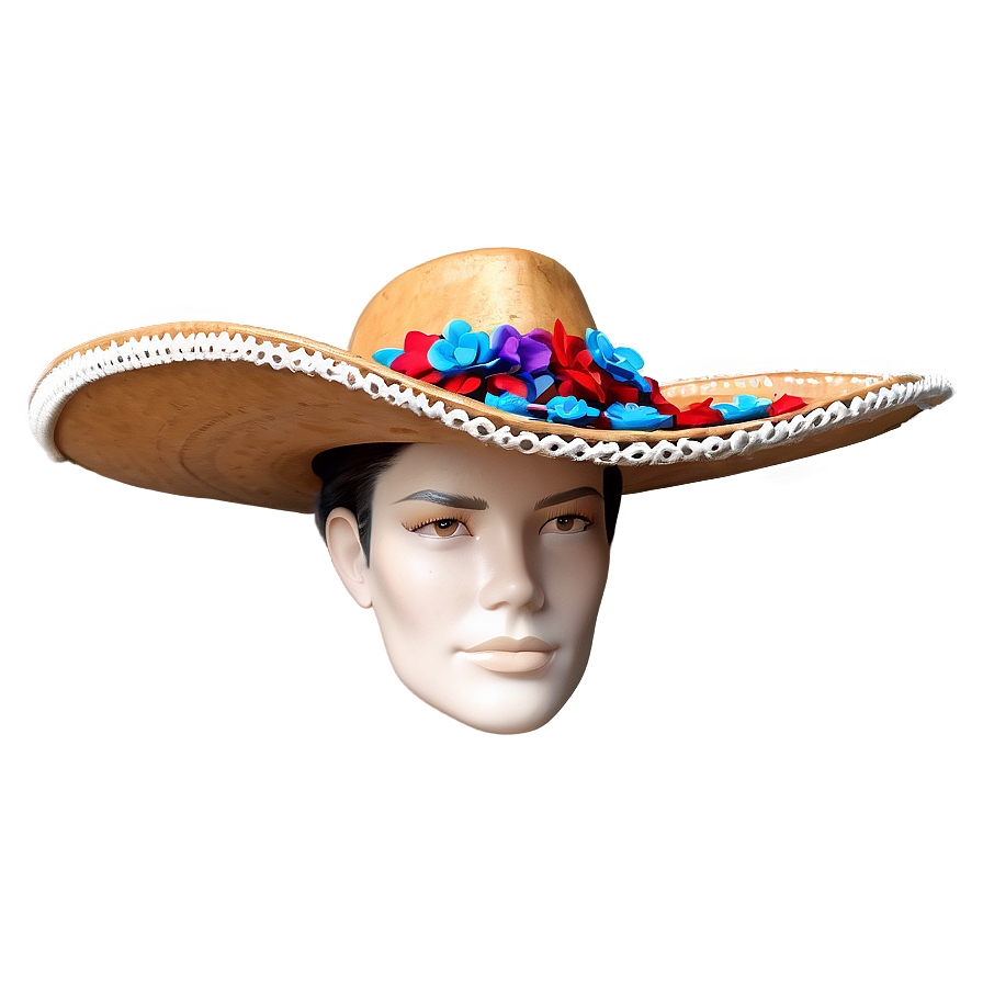 Embellished Sombrero Hat Png Xoc41