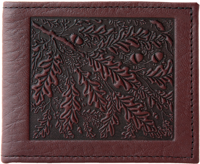 Embossed Leather Wallet Design