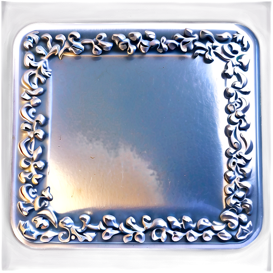 Embossed Metallic Plate Png 06272024