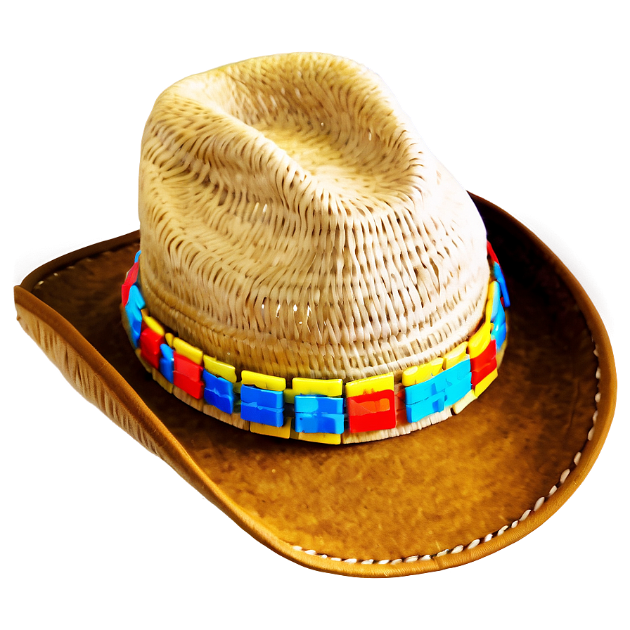 Embroidered Cowgirl Hat Png 40