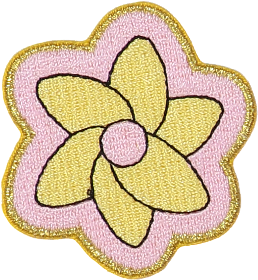 Embroidered Daffodil Patch