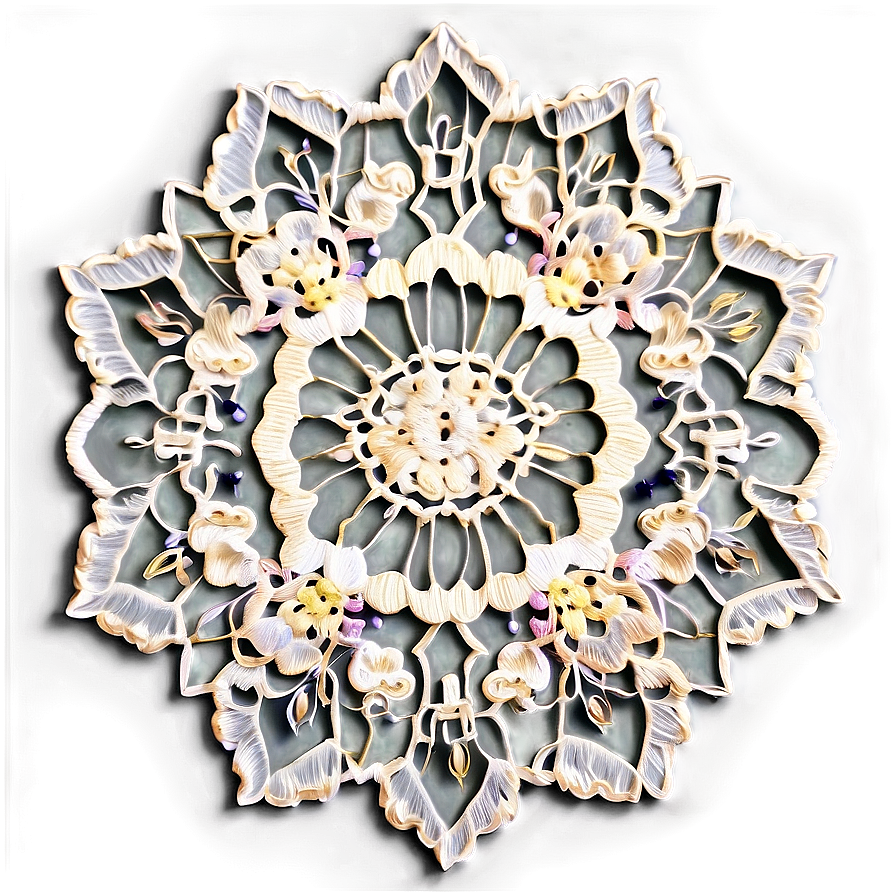 Embroidered Doily Detail Png 06122024