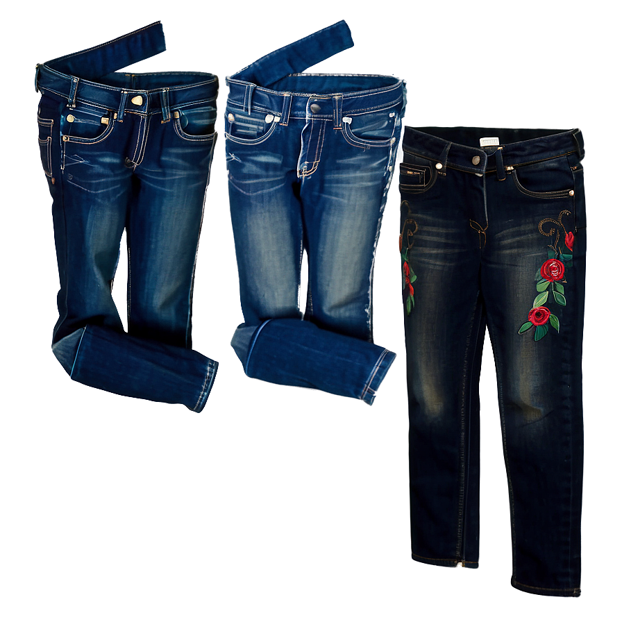 Embroidered Jean Png 46