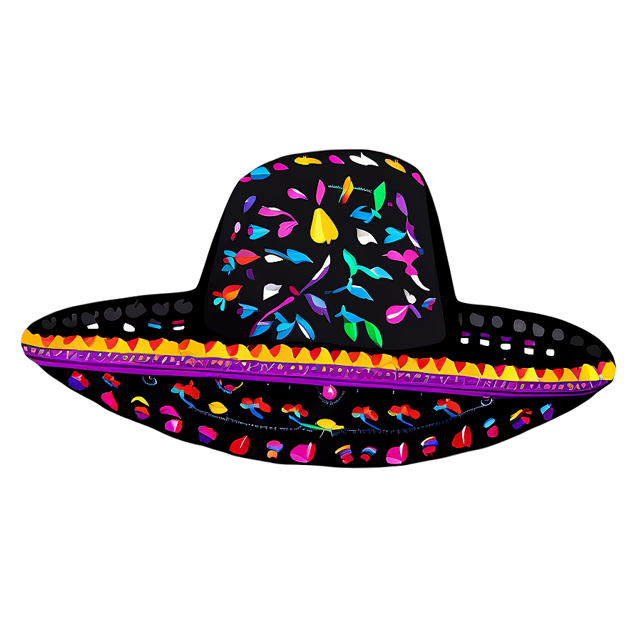 Embroidered Mexican Hat Png 71