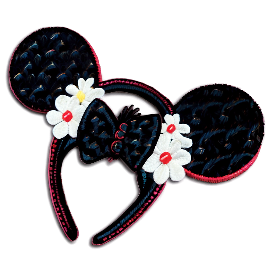 Embroidered Mouse Ears Png 9 Image