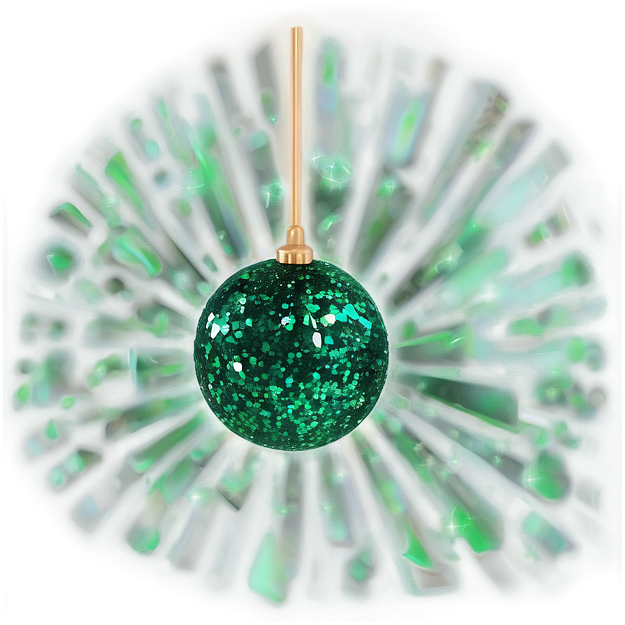 Emerald City Green Glitter Png 06252024