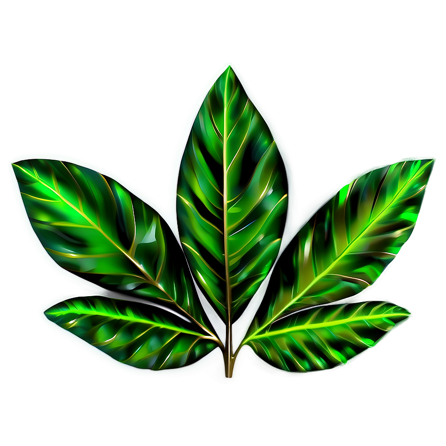 Emerald Leaf Design Png Ecq99