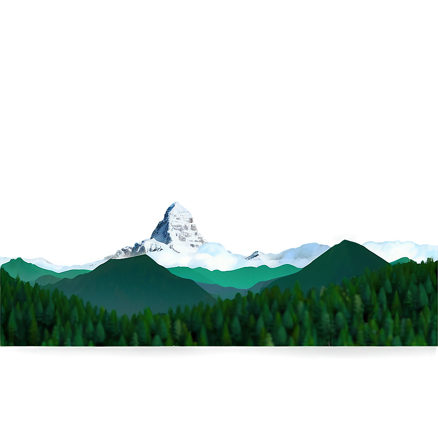 Emerald Mountain Scene Png 98