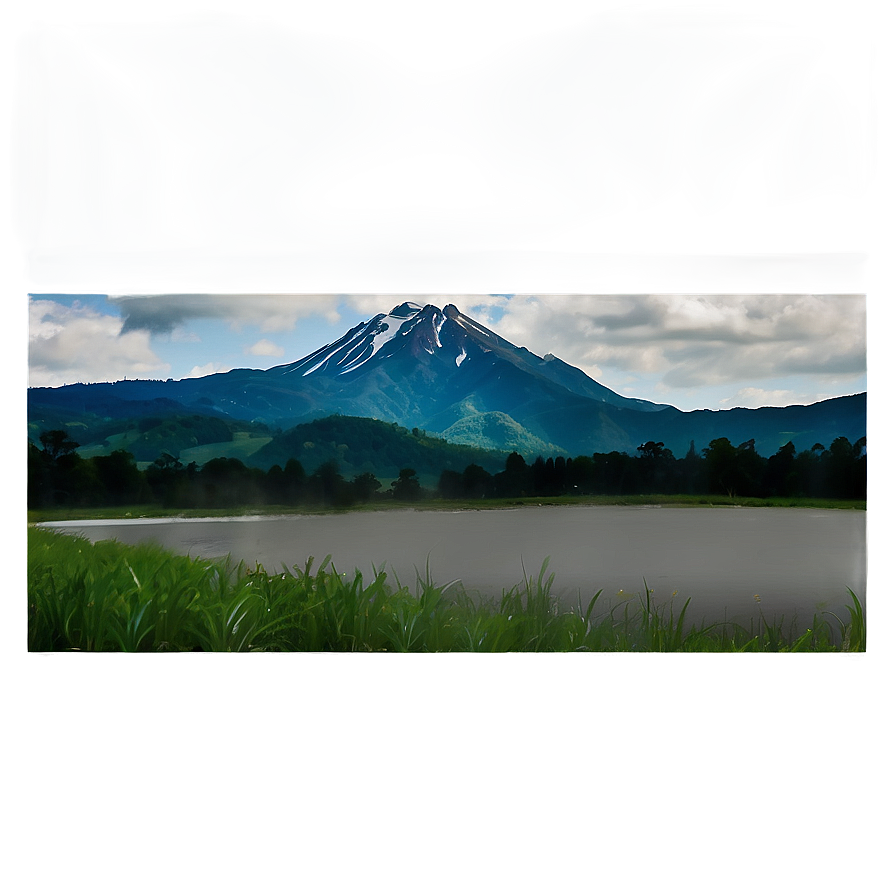 Emerald Mountain Scene Png Knm