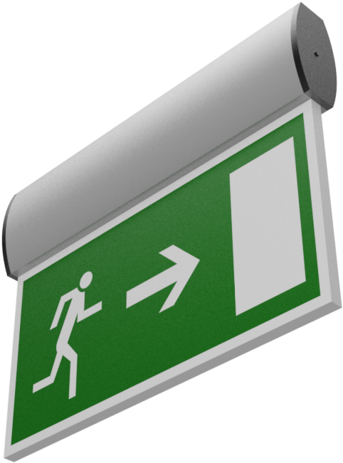 Emergency Exit Sign3 D