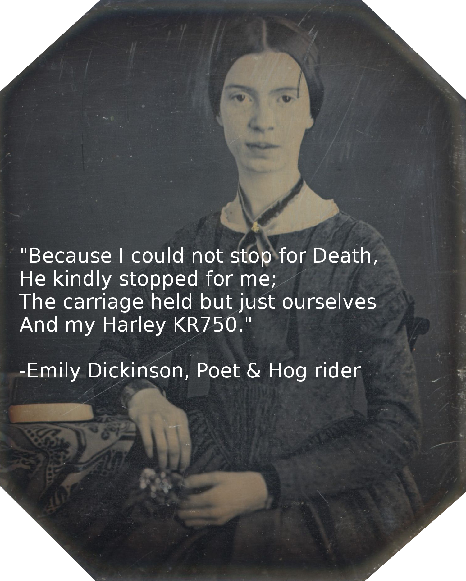 Emily Dickinson Hog Rider Parody