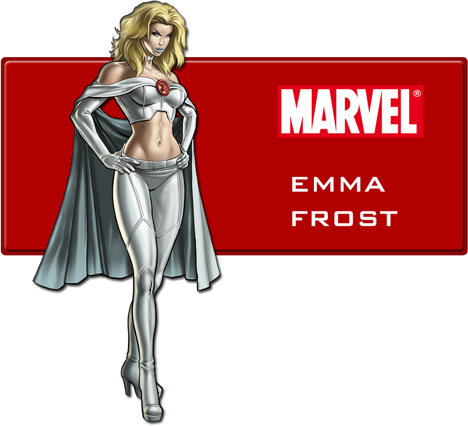 Emma Frost Marvel Character Illustration