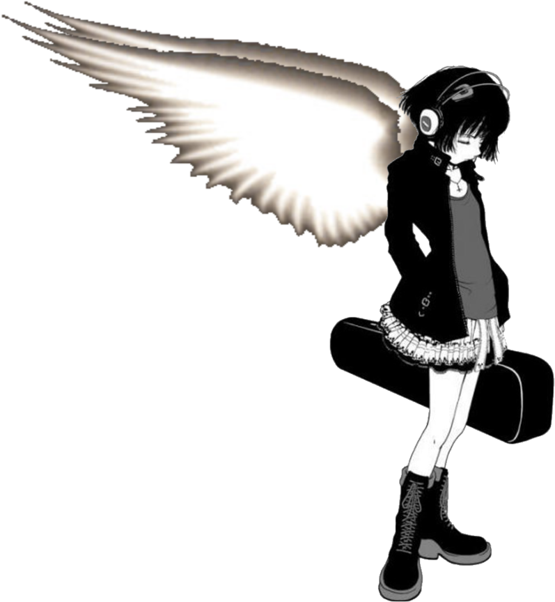 Emo Angel Anime Character